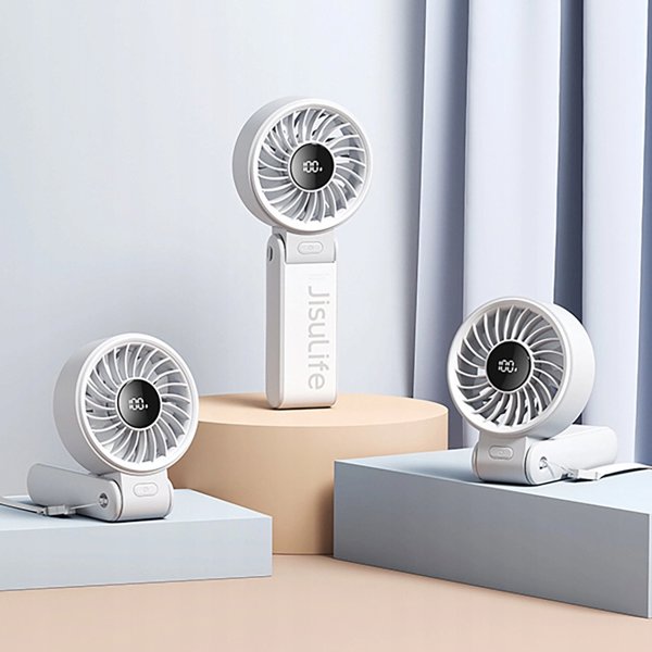 Mini ανεμιστήρας JisuLife Handheld Fan Life7 5000mAh φορητός ανεμιστήρας USB - γκρι