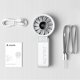 Mini ανεμιστήρας JisuLife Handheld Fan Life7 5000mAh φορητός ανεμιστήρας USB - γκρι