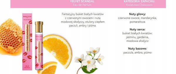 Miraculum Velvet Scandal Woda Perfumowana για Γυναίκες, 30ml