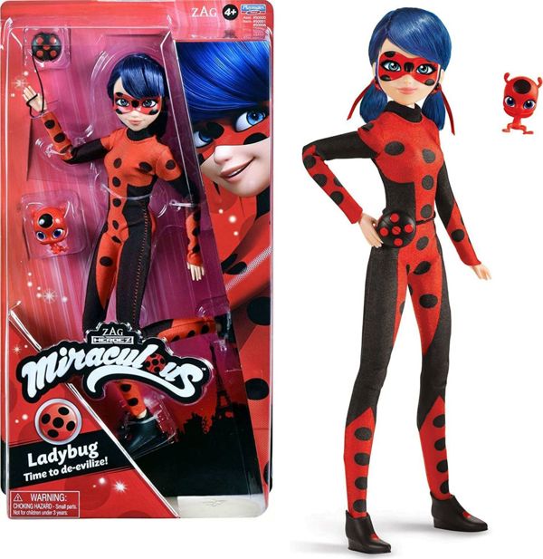 Miraculous κούκλα Biedronka Ladybug + αξεσουάρ