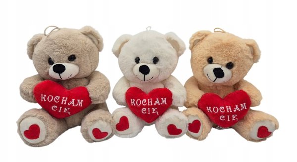 Αρκουδάκι M-3862 3κολ Kocham Cie 20cm 174833