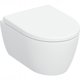 Geberit iCon Λεκάνη 49cm TurboFlush 503.048.00.8 με KeraTect και Καπάκι Αργού Κλεισίματος