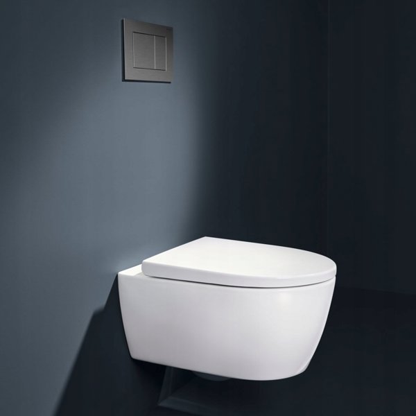 Geberit iCon Λεκάνη 49cm TurboFlush 503.048.00.8 με KeraTect και Καπάκι Αργού Κλεισίματος