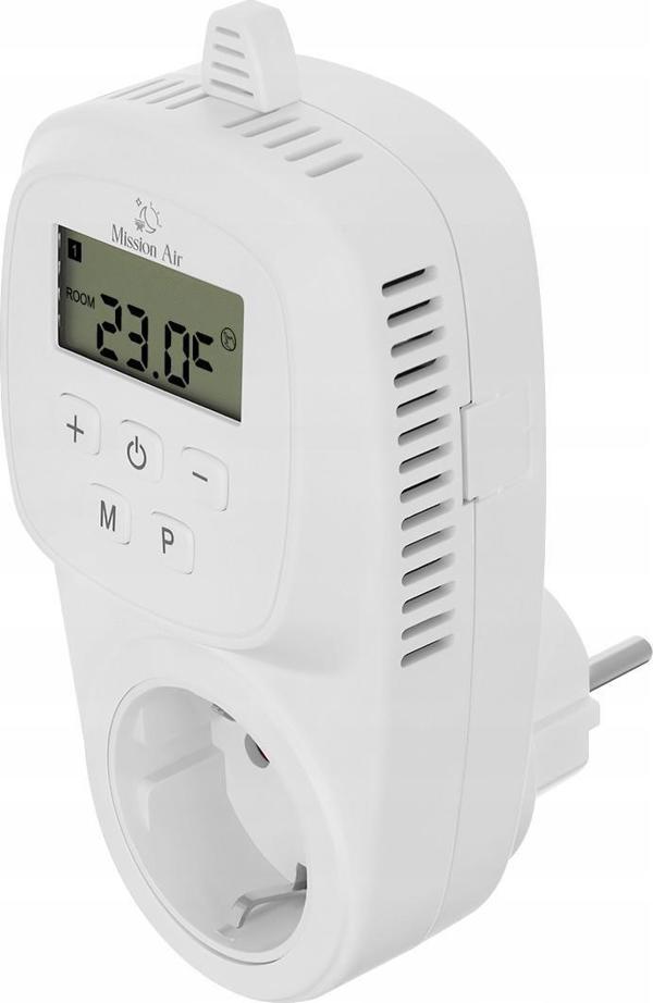 Mission Air Gniazdkowy regulator temperatury termostat WIFI