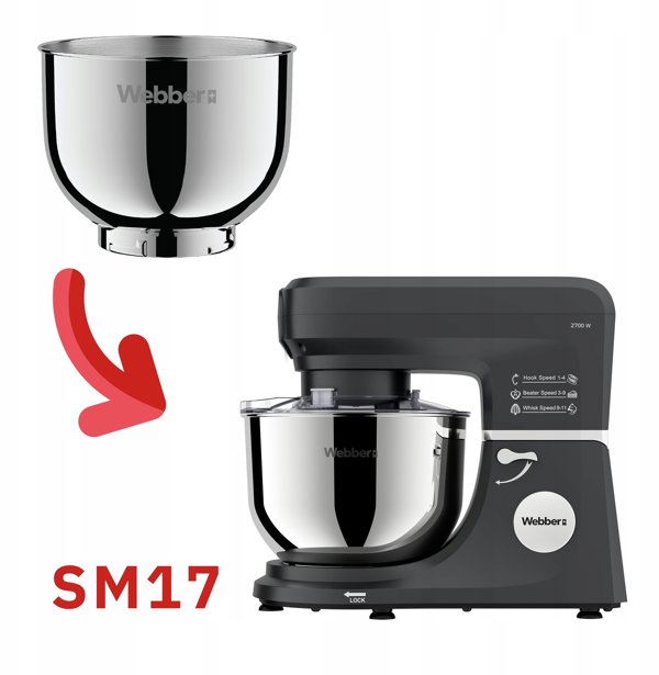 Misa INOX 6L do robota Webber SM17 - Oryginalna misa, pojemna, zamienna