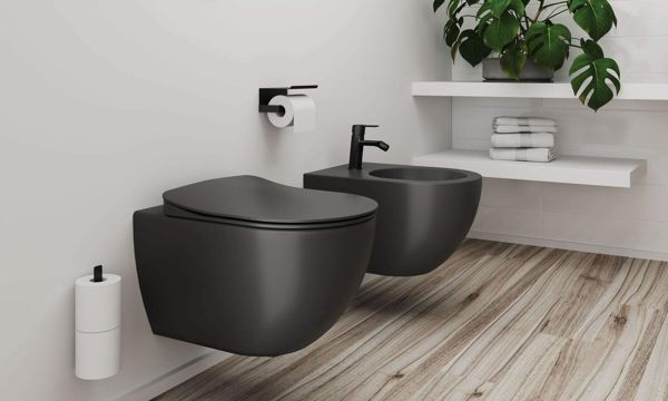 Deante Peonia Κρεμαστή Λεκάνη WC Χωρίς Καπάκι, Λευκή
