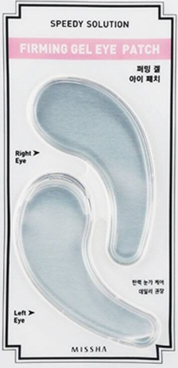 Missha Speedy Solution Firming Gel Eye Patch — Gel επιθέματα ματιών 1 ζεύγος