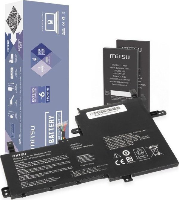 Mitsu Μπαταρία Laptop για Φορητό Υπολογιστή - EAN: 5904162456994