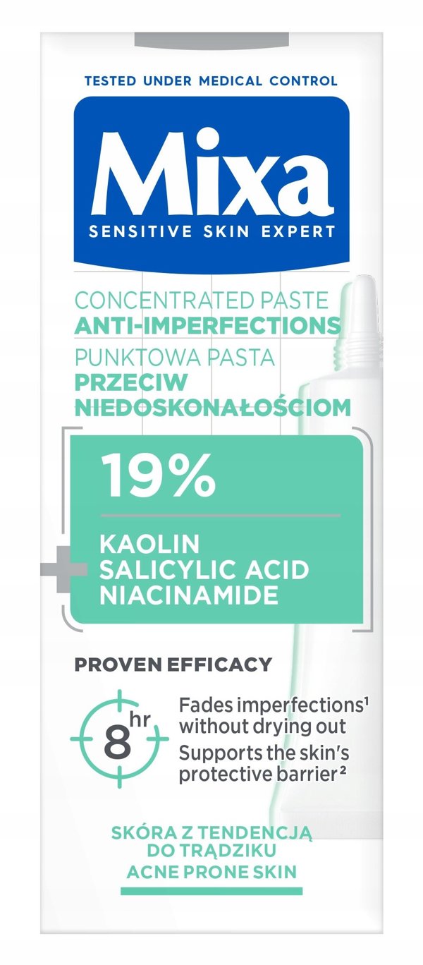 MIXA Anti-Pimple Paste πάστα κατά των ατελειών 15ml