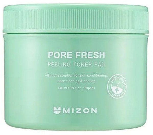 MIZON_Pore Fresh Peeling Toner Pads - 60 πάνες απολέπισης και τόνωσης