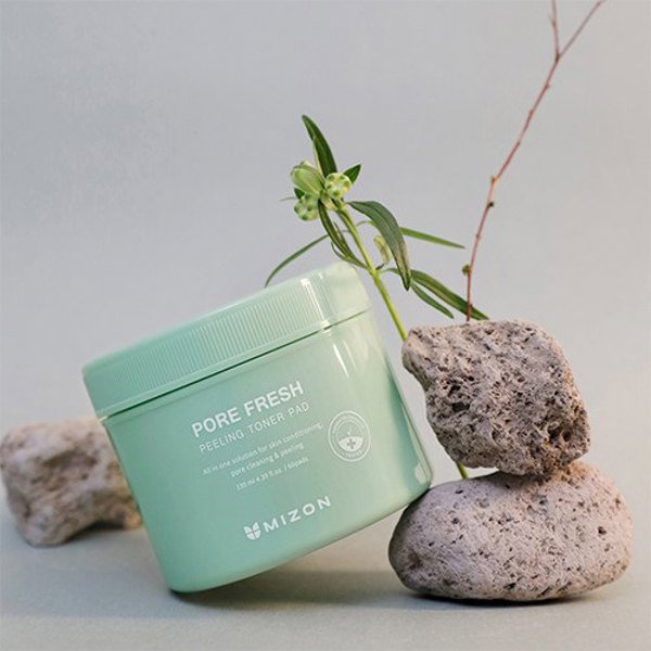 MIZON_Pore Fresh Peeling Toner Pads - 60 πάνες απολέπισης και τόνωσης