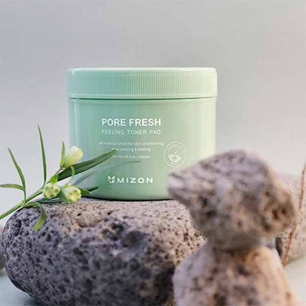 MIZON_Pore Fresh Peeling Toner Pads - 60 πάνες απολέπισης και τόνωσης