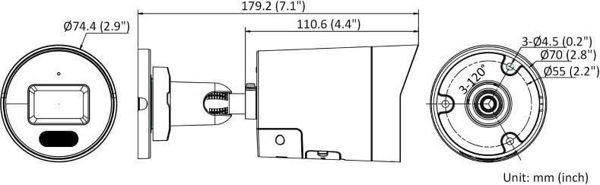 ML ΚΑΜΕΡΑ IP HIKVISION DS-2CD2067G2H-LIU/SL(2.8)/eF/BLACK