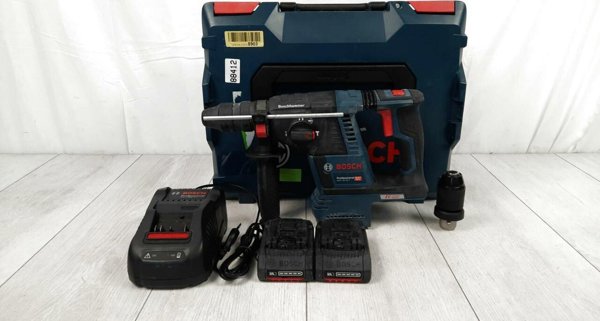 Bosch GBH 18 V-26 F Professional Περιστροφικό Σφυρί Μπαταρίας 18V με 2 Μπαταρίες 5.0Ah και L-BOXX