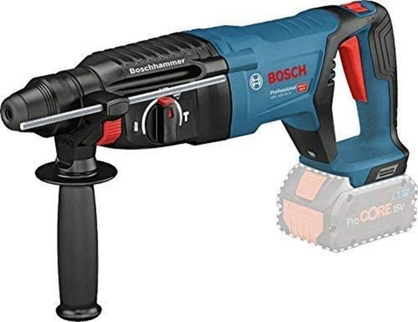 Bosch Cordless Rotary Hammer GBH 18 V-26 D Professional solo 18 Volt (blue / black, χωρίς μπαταρία και φορτιστή)