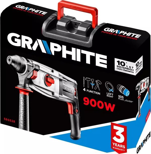 Κρουστικό δράπανο Graphite 58G528 900 W