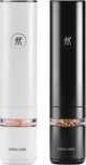 Zwilling Enfinigy Μύλοι Μπαχαρικών, Σετ 2 Τεμαχίων, Ηλεκτρικοί με Κεραμικό Μηχανισμό, Φωτισμό LED, Μαύρο/Λευκό, 53103-702-0