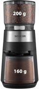 Ηλεκτρικός μύλος καφέ Sencor SCG 5060BK με 30 ρυθμίσεις άλεσης 140W