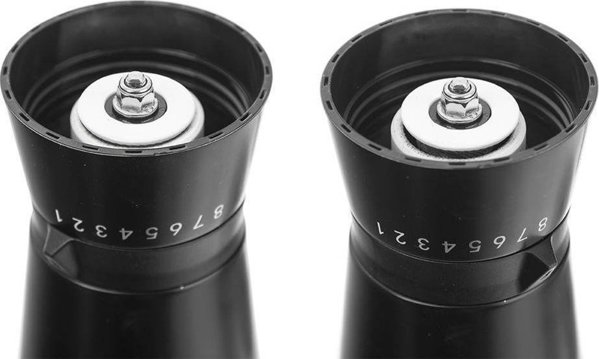 Orion Χειροκίνητος Μύλος Άλεσης Καφέ 21cm με Ρυθμιζόμενο Ατσάλινο Μηχανισμό και Γυάλινο Σώμα