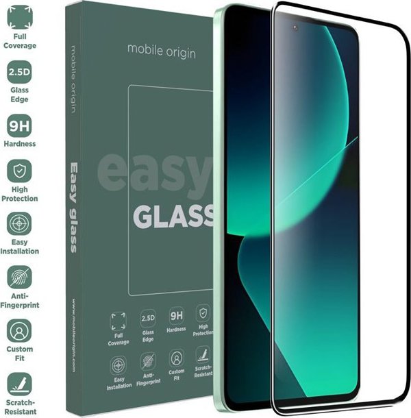 Mobile Origin EasyGlass Προστατευτικό Οθόνης Tempered Glass 9H για Xiaomi 13T 0.33mm