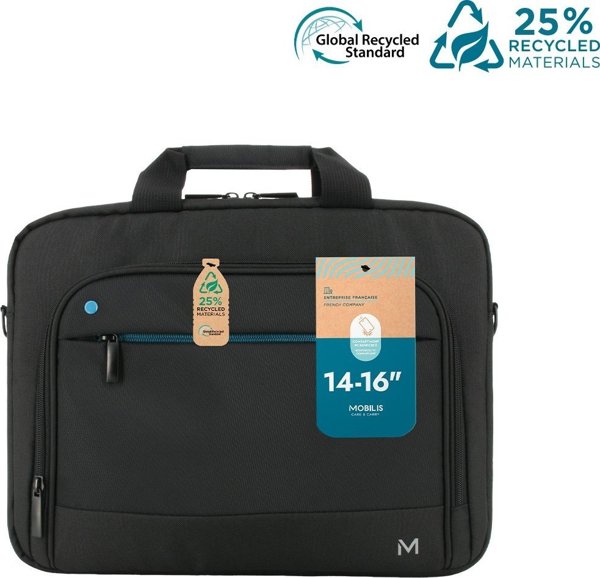 Mobilis The One Χαρτοφύλακας για Laptop 16" Μαύρο