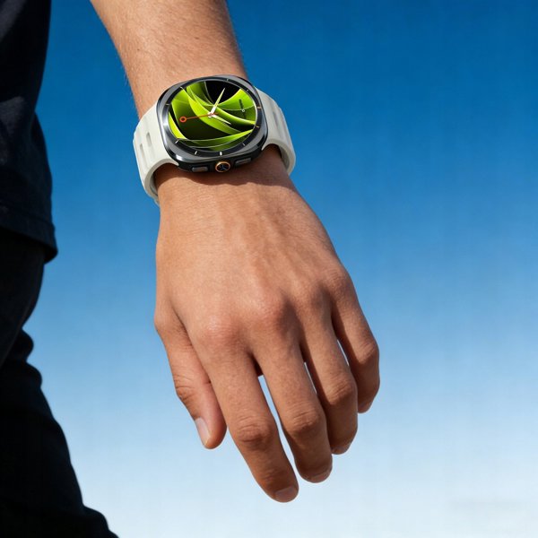 Mobile Origin Easy Strap Silicone Galaxy Watch Ultra 47mm Starlight