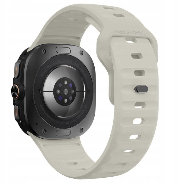 Mobile Origin Easy Strap Silicone Galaxy Watch Ultra 47mm Starlight