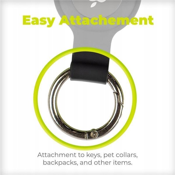 Mobile Origin AirTag KeyChain, black