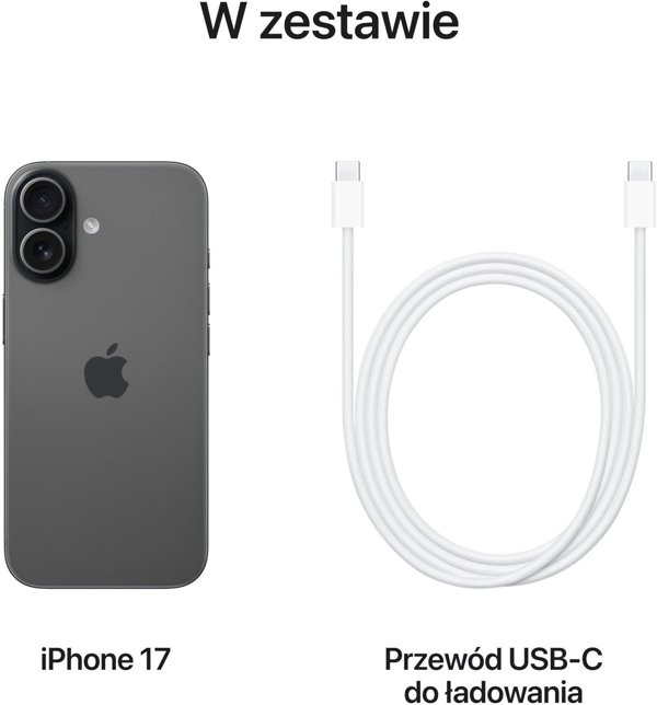 MOBILE PHONE IPHONE 17/256GB BLACK MG6J4 APPLE