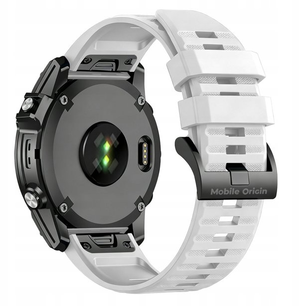 Mobile Origin Easy Strap Silicone Watch 20mm White