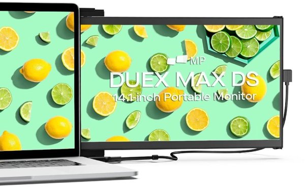 Mobile Pixels Duex Max DS 14.1, Φορητή Οθόνη Laptop, FHD 1080P IPS, Ultra Slim, Μαύρο
