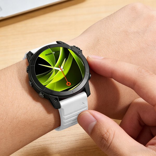 Mobile Origin Easy Strap Silicone Watch 26mm White
