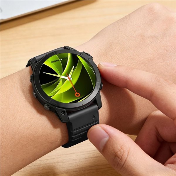 Mobile Origin Easy Strap Silicone Watch 22mm Black