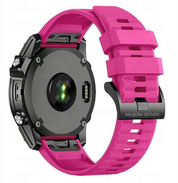 Mobile Origin Easy Strap Silicone Watch 20mm Pink