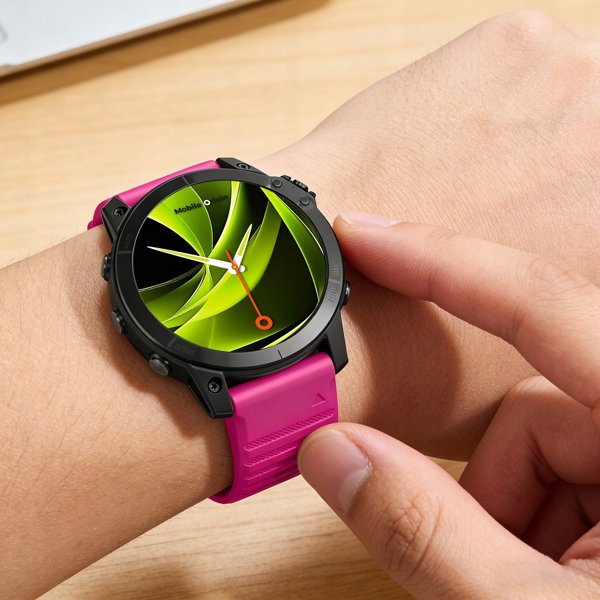 Mobile Origin Easy Strap Silicone Watch 20mm Pink