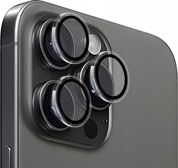 Mobile Origin Easy Lens guards, clear - iPhone 15 Pro/15 Pro Max