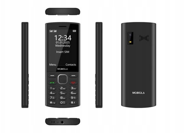 Mobiola telefon dla seniora MB4280 4G czarny 1400 mAh