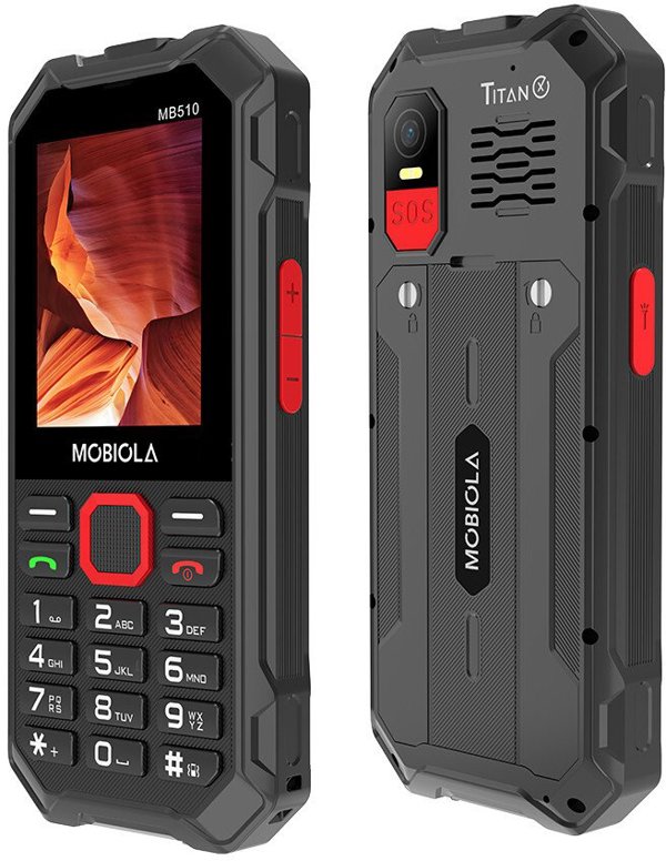 Mobiola telefon dla seniora MB510 TitanX 4G czarny