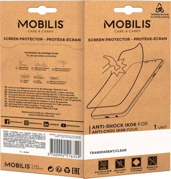 Mobilis ekrano ir galinės dalies apsauga Samsung telefonu 1 vnt.