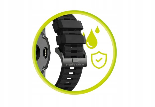 Mobile Origin Easy Strap Silicone Watch 26mm Black