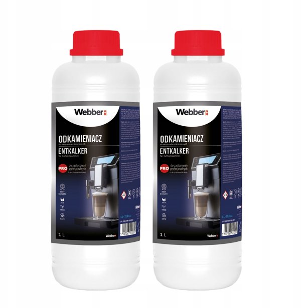 Ισχυρό Υγρό Αφαλάτωσης Webber 2L για Καφετιέρες
