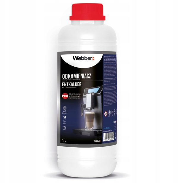 Ισχυρό Υγρό Αφαλάτωσης Webber 2L για Καφετιέρες