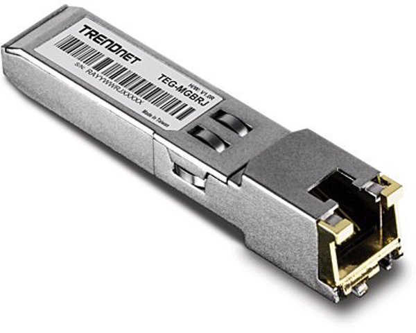 TRENDnet SFP Module 1000BASE-T RJ-45 Copper