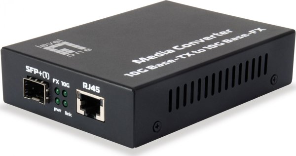LevelOne GVT-0500 Μετατροπέας Media Converter 10G SFP+ σε 10GBase-T Ethernet, 10000 Mbps