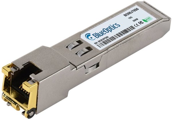 BlueOptics 813874-B21-BO Transceiver SFP+ 10GBASE-T Χαλκός RJ-45, 10000 Mbit/s