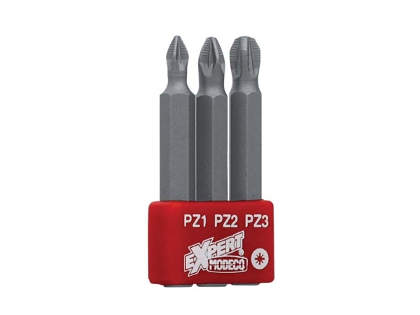 Σετ μύτες κατσαβιδιού Modeco 50mm PZ1-PZ3, 3 τεμάχια