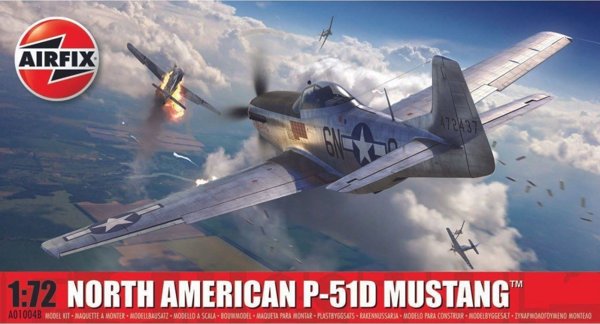 Πλαστικό μοντέλο North American P-51D Mustang 1/72 Airfix
