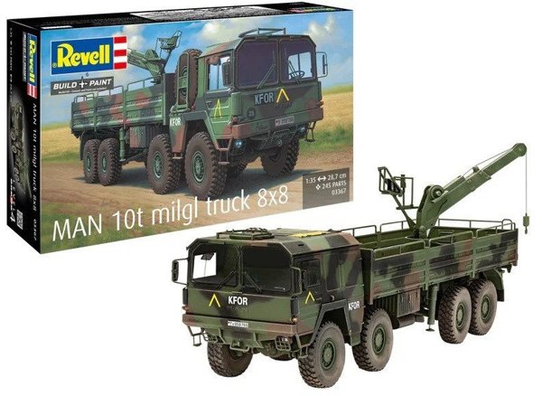 Πλαστικό Μοντέλο Φορτηγού Man 10T Milgl 8x8 1/35