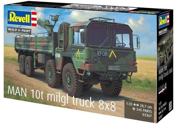 Πλαστικό Μοντέλο Φορτηγού Man 10T Milgl 8x8 1/35