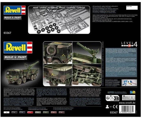 Πλαστικό Μοντέλο Φορτηγού Man 10T Milgl 8x8 1/35